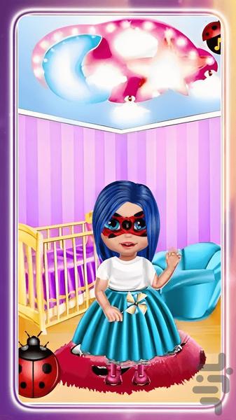 بازی دخترانه مراقبت از دختر کفشدوزکی - عکس بازی موبایلی اندروید