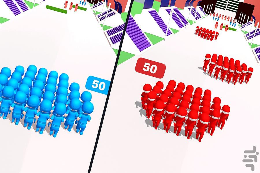 ‏بازی نبرد ادمک ها بازی جدید - Gameplay image of android game