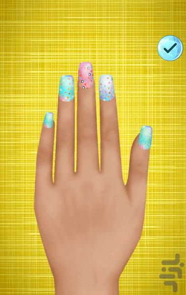 بازی دخترانه سالن زیبایی ناخن - Gameplay image of android game