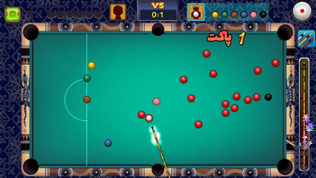 بازی بیلیارد - عکس برنامه موبایلی اندروید
