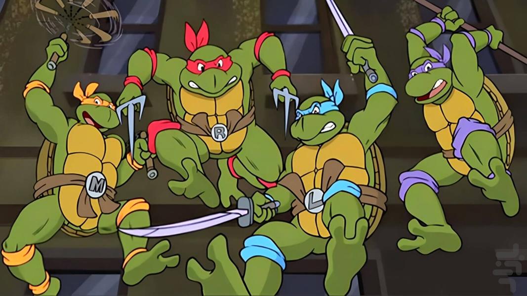 کارتون لاک پشت های نینجا - عکس برنامه موبایلی اندروید