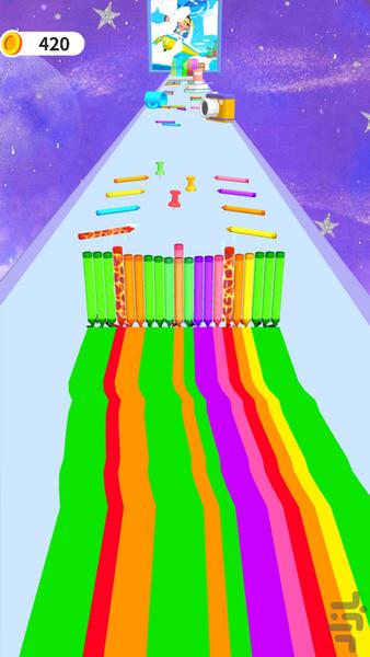 Crayon game - Gameplay image of android game