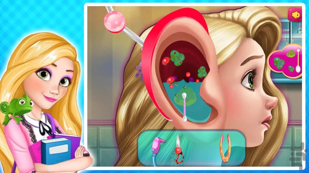 Rapunzel ears game - Gameplay image of android game