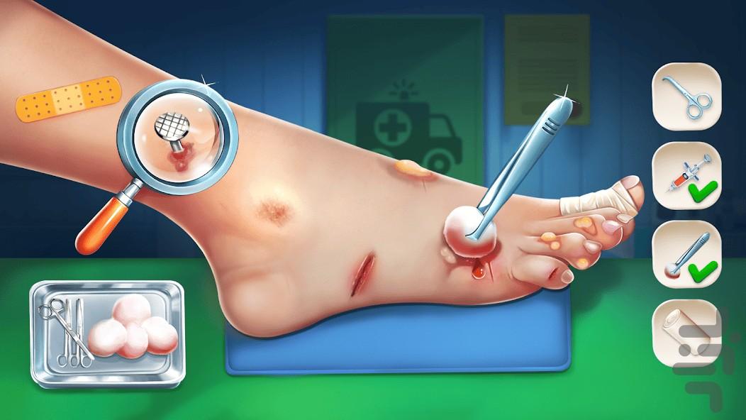بازی دکتری اتاق عمل - عکس بازی موبایلی اندروید
