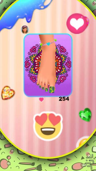 Foot care game - Gameplay image of android game