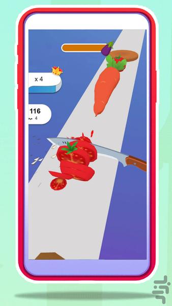 Fruit cutting game - Gameplay image of android game
