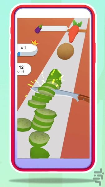 Fruit cutting game - Gameplay image of android game
