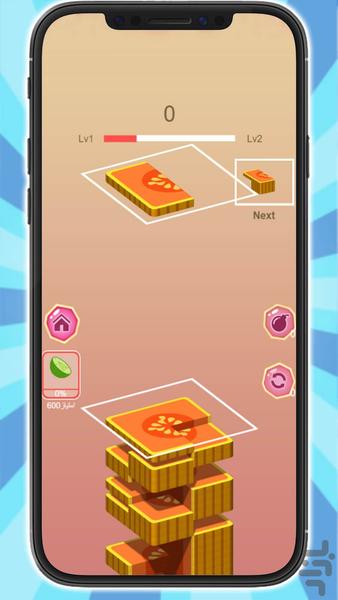 Game Fruit tower - Gameplay image of android game