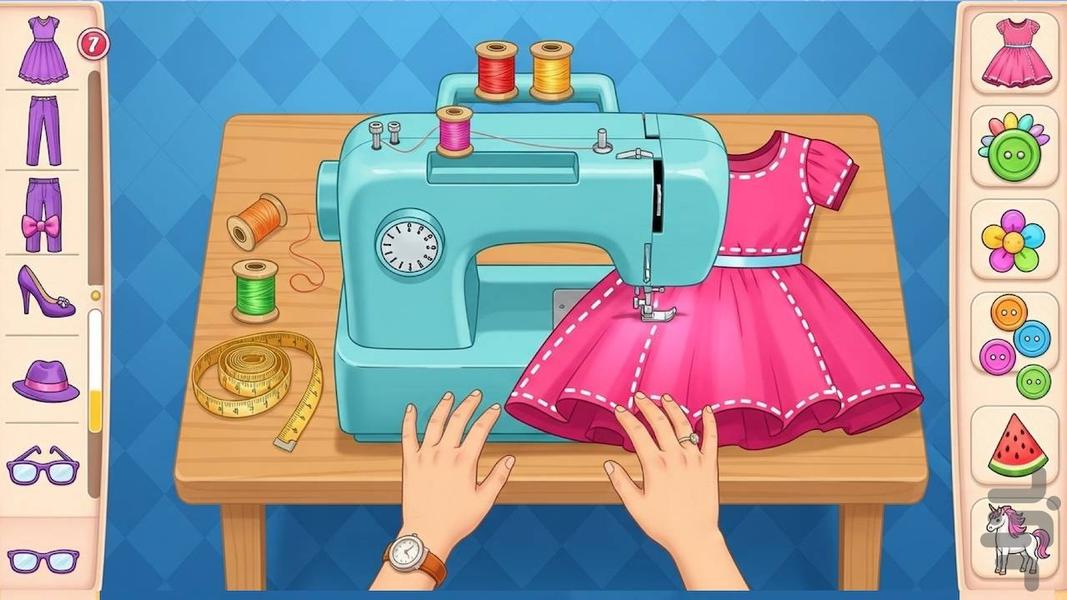 بازی دخترانه - Gameplay image of android game