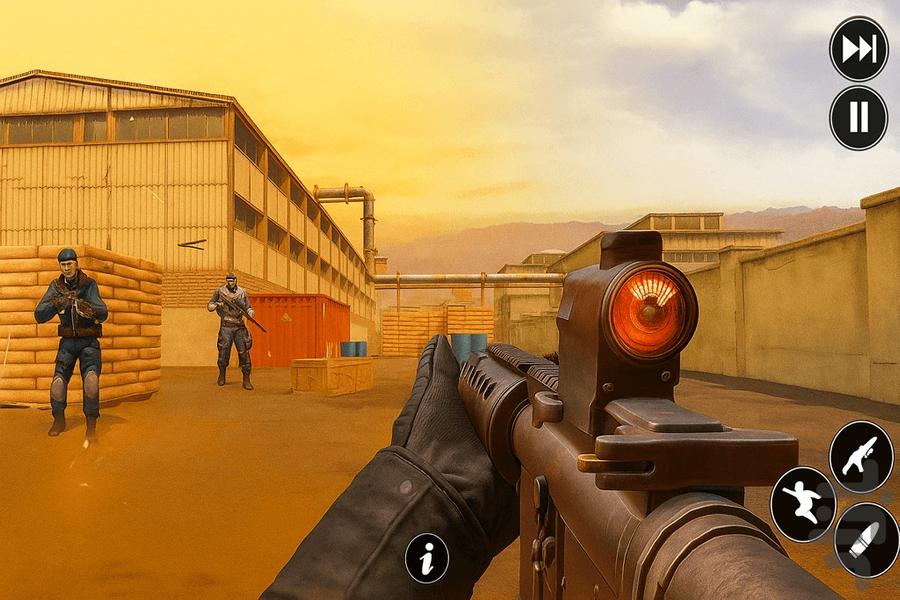 Gun game - Gameplay image of android game