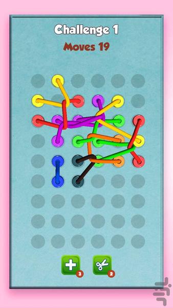 بازی گره - Gameplay image of android game