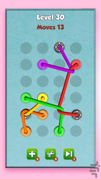 بازی گره - Gameplay image of android game