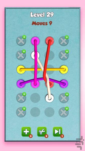 بازی گره - Gameplay image of android game