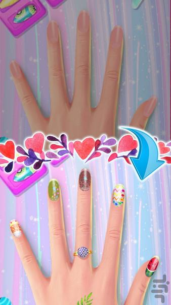 بازی دخترانه سالن ناخن - عکس بازی موبایلی اندروید