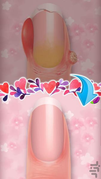 بازی دخترانه سالن ناخن - عکس بازی موبایلی اندروید