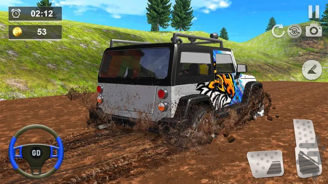 ماشین بازی آفرود - Gameplay image of android game