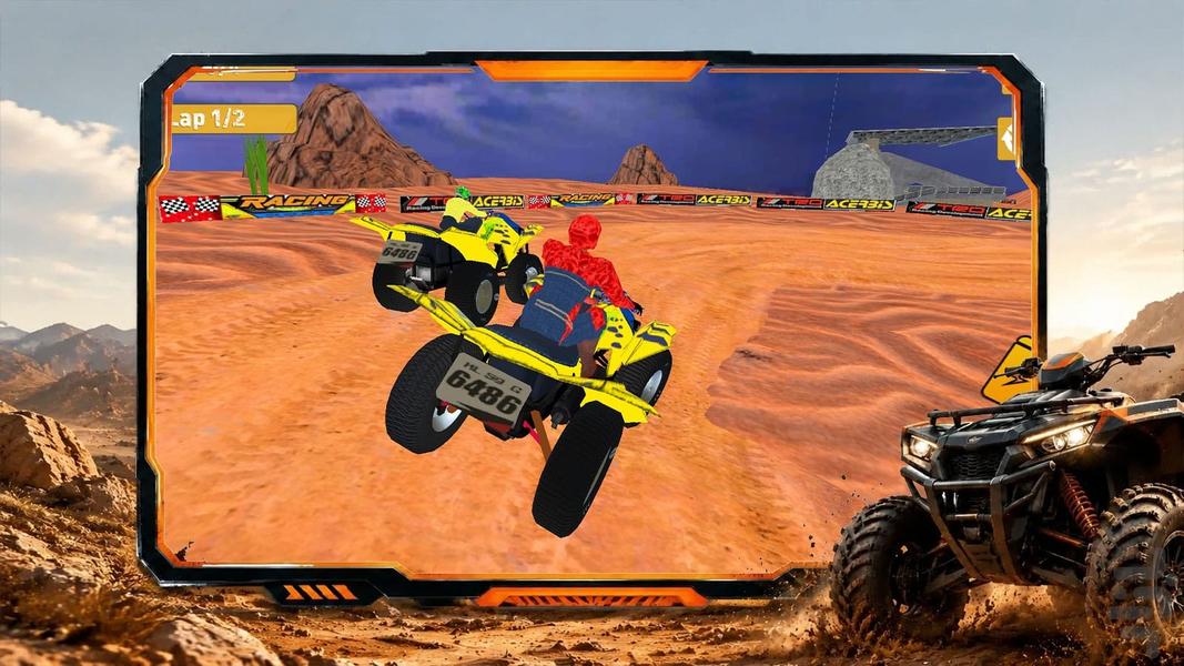 بازی موتور آفرودی - Gameplay image of android game