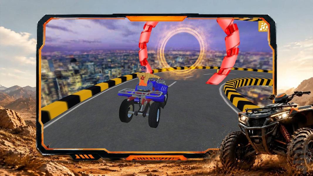 بازی موتور آفرودی - Gameplay image of android game
