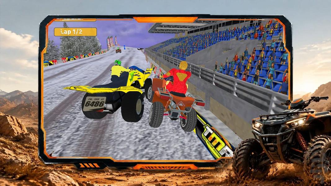 بازی موتور آفرودی - Gameplay image of android game