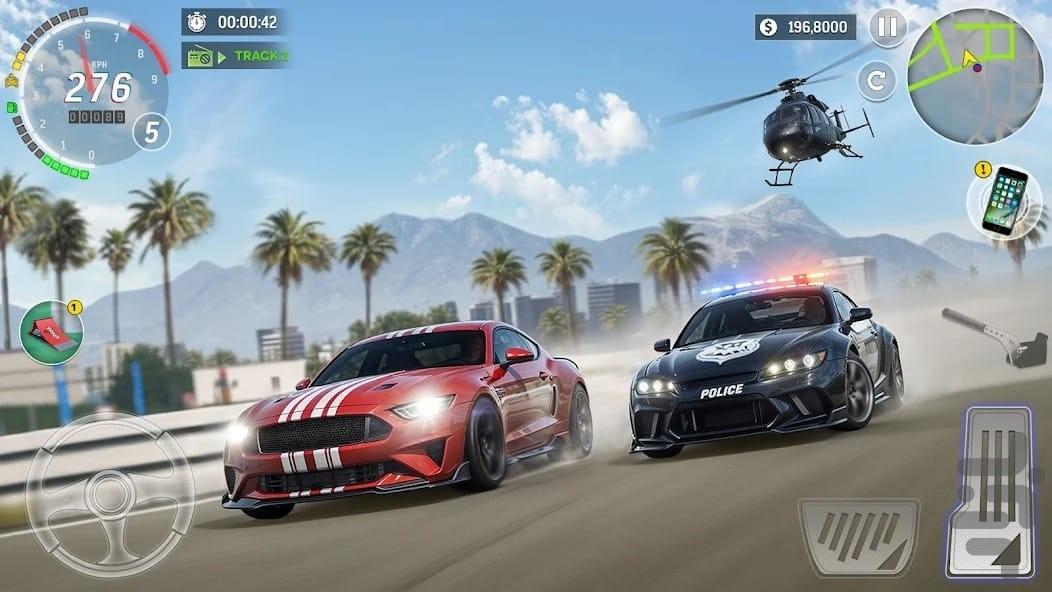 بازی ماشین پلیس - Gameplay image of android game