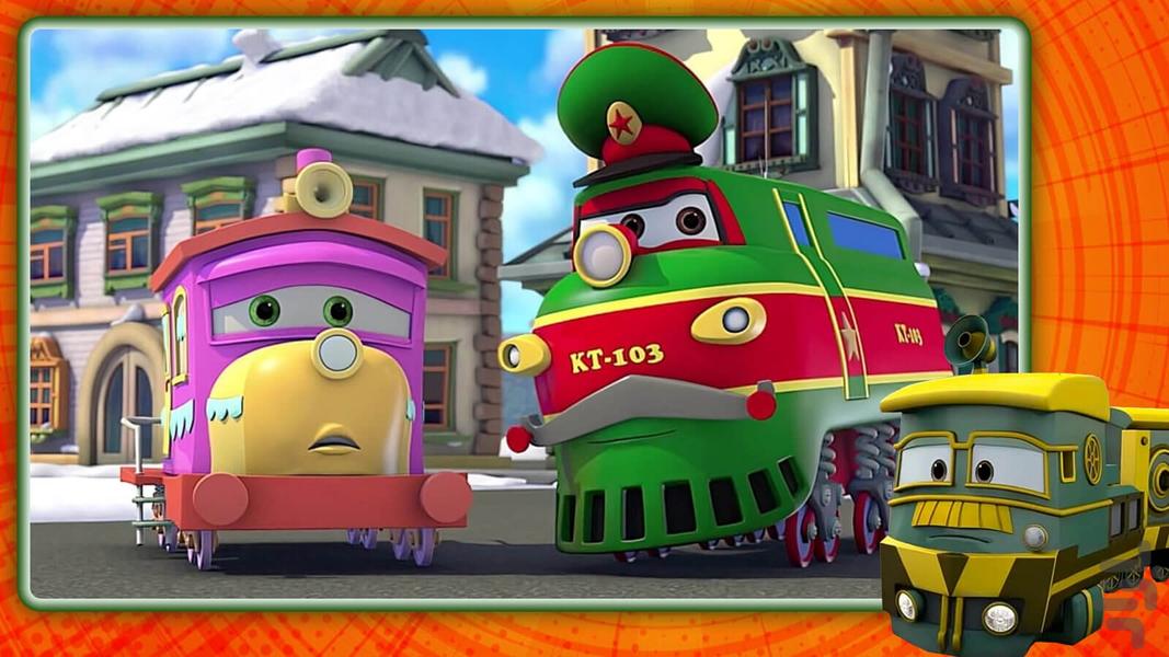 کارتون قطار ربات ها - عکس بازی موبایلی اندروید