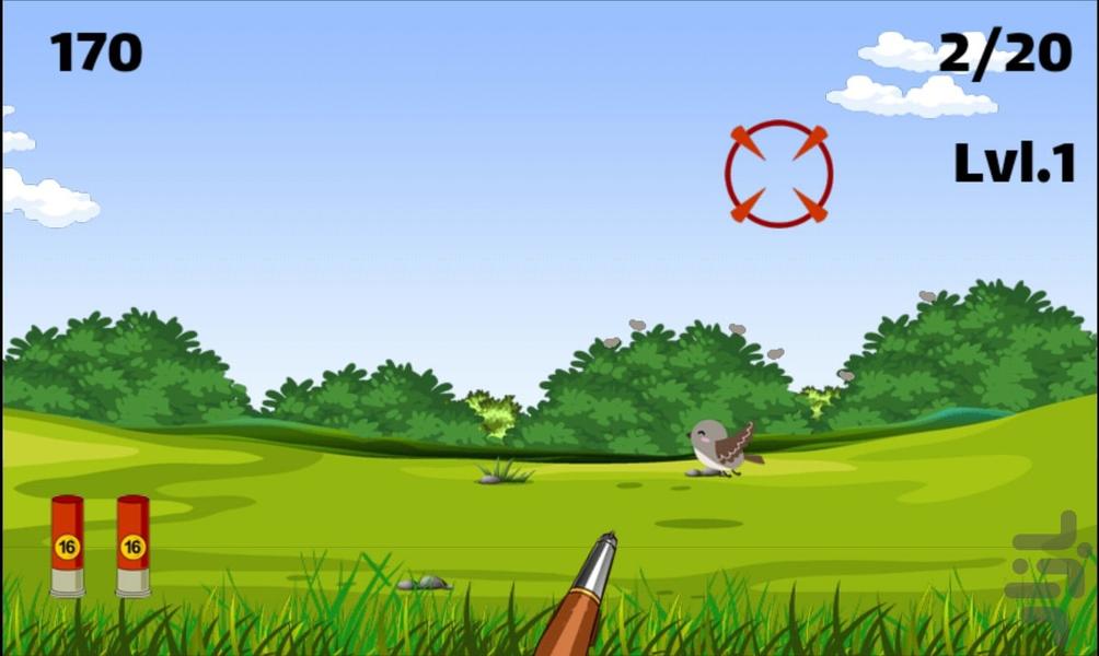 شکار پرنده - عکس بازی موبایلی اندروید