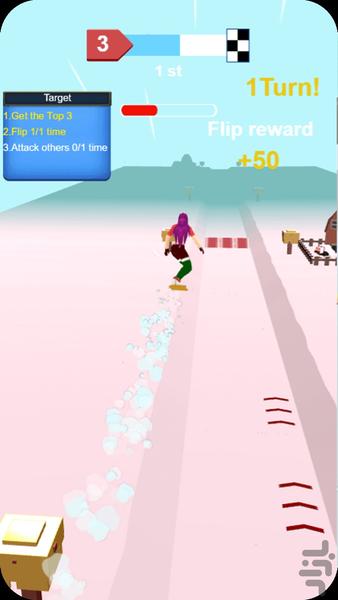 Skating game for girls - Gameplay image of android game