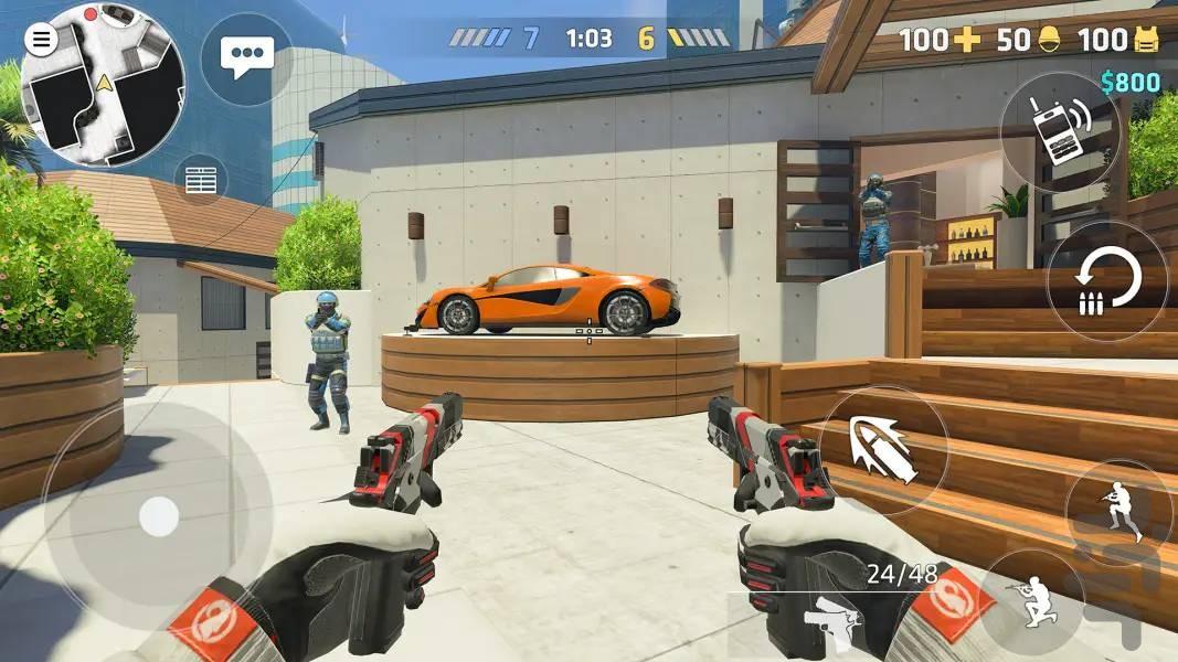 بازی تفنگی نیروی ویژه - Gameplay image of android game