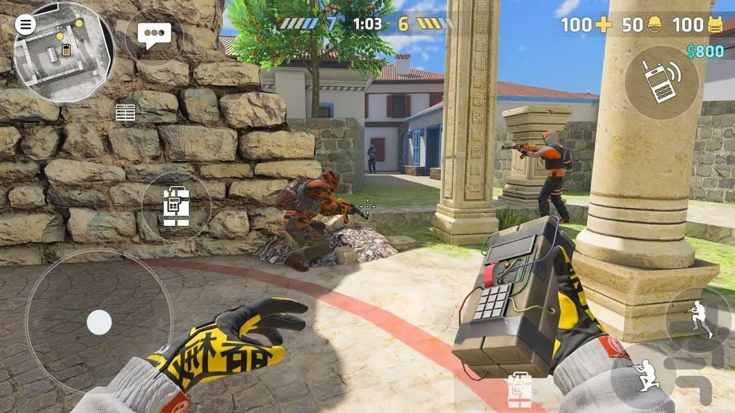 بازی تفنگی نیروی ویژه - Gameplay image of android game