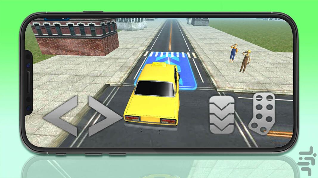 Taxi driver game - Gameplay image of android game