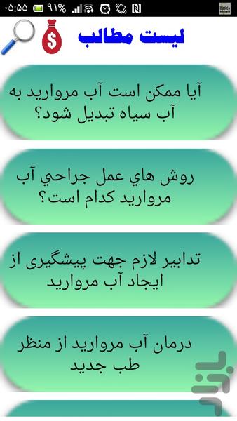 درمان آب مروارید - Image screenshot of android app