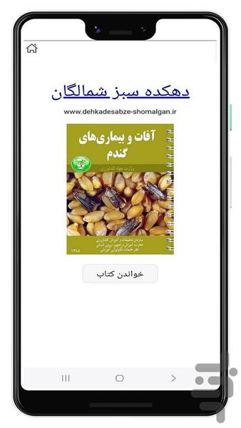 آفات و بیماریهای گندم - عکس برنامه موبایلی اندروید