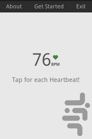 سنجش ضربان قلب - عکس برنامه موبایلی اندروید