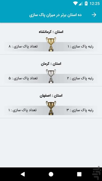 Iran minus garbage - Image screenshot of android app