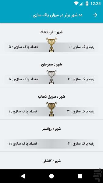 Iran minus garbage - Image screenshot of android app