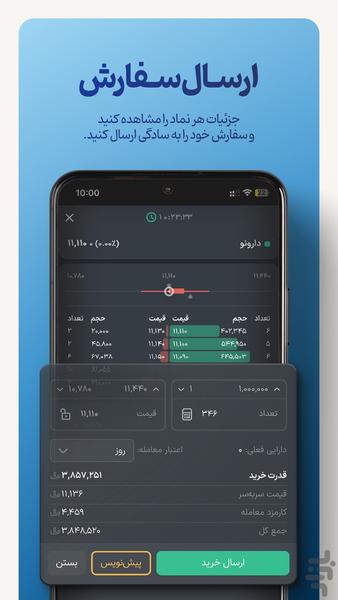ایزی تریدر؛ خرید و فروش آنلاین سهام - عکس برنامه موبایلی اندروید