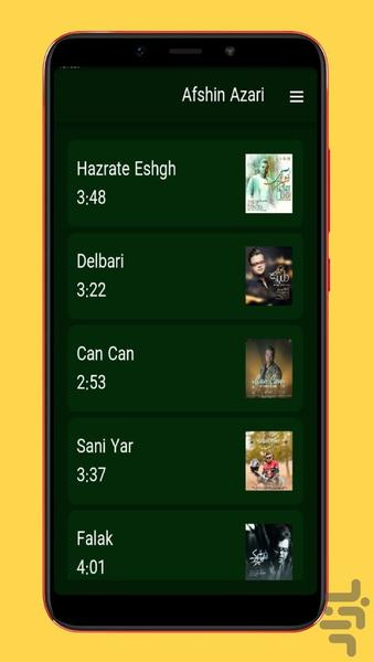 afshin azari - Image screenshot of android app