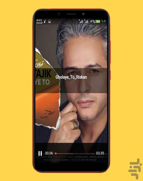 amir tajik - Image screenshot of android app