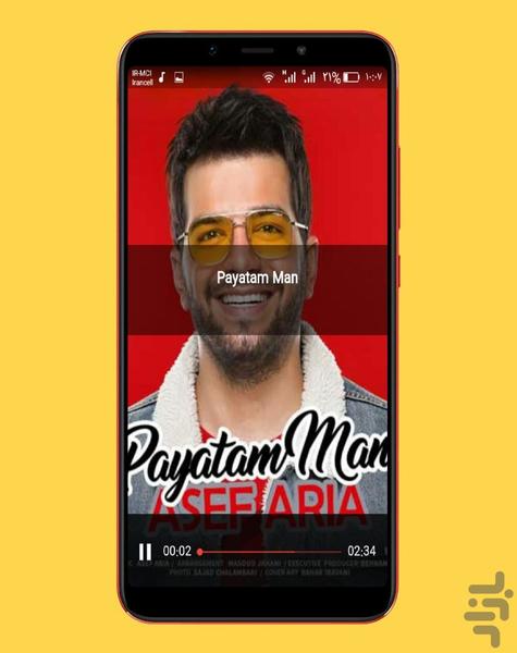 asef aria - Image screenshot of android app