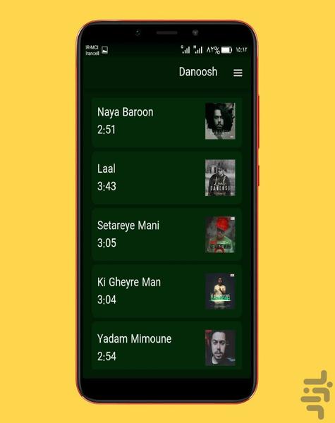 danoosh - Image screenshot of android app