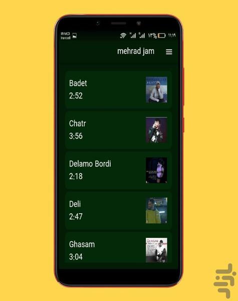 mehrad jam - Image screenshot of android app