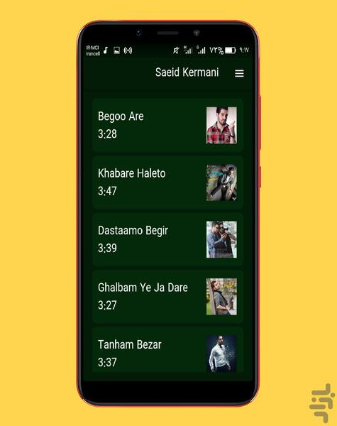 saeid kermani - Image screenshot of android app