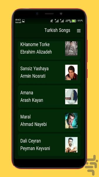 turkish songs - Image screenshot of android app