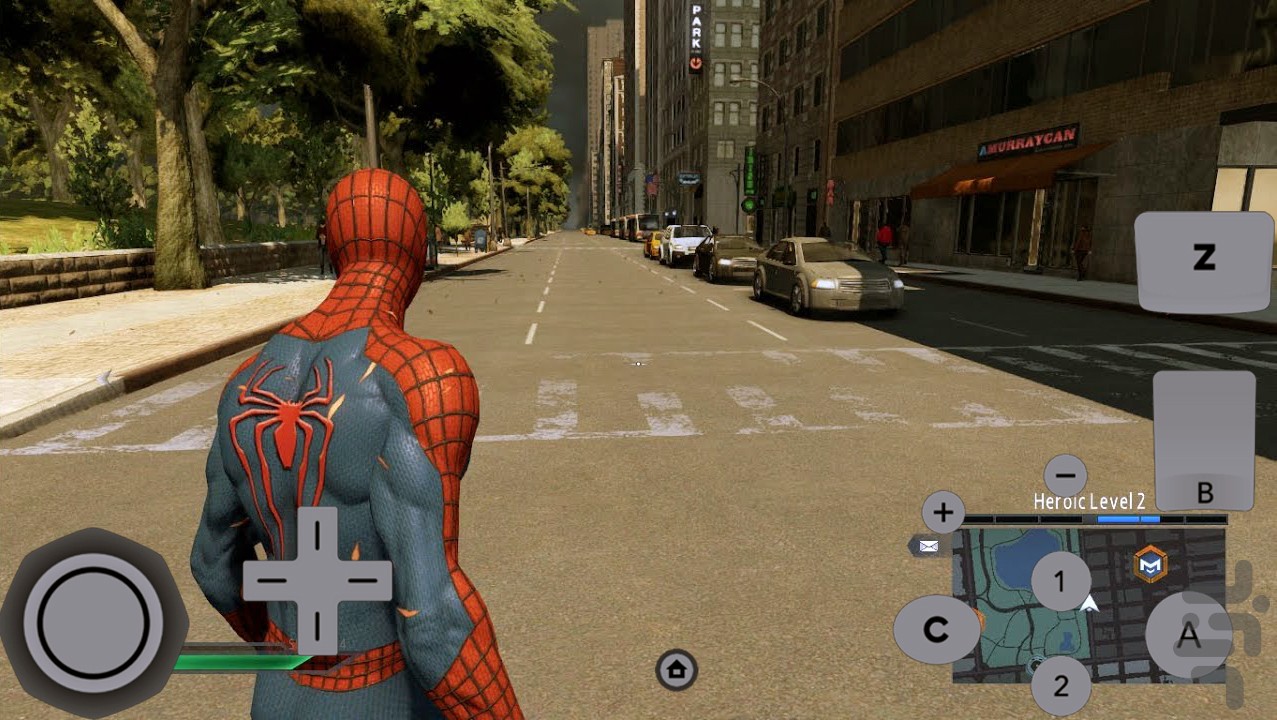 The amazing outlet spiderman android