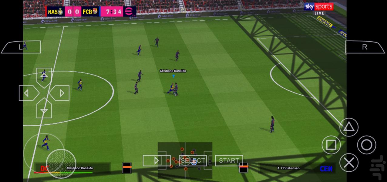 بازی فوتبال efootball PES 2023 - Gameplay image of android game