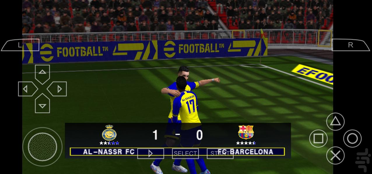 بازی فوتبال efootball PES 2023 - Gameplay image of android game