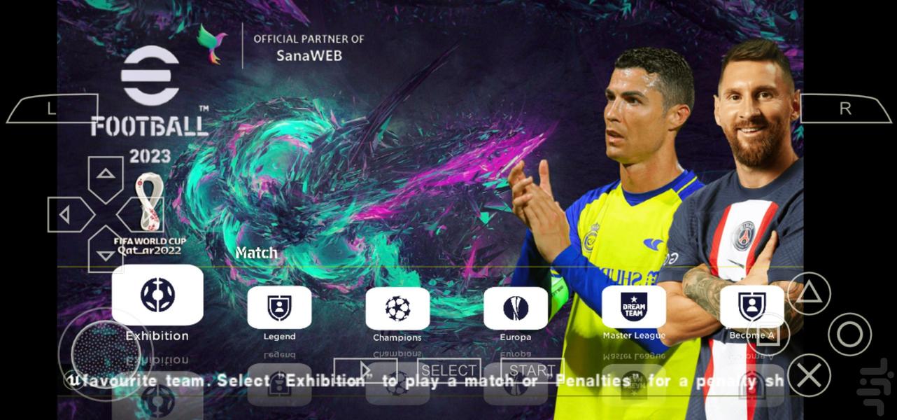 بازی فوتبال efootball PES 2023 - عکس بازی موبایلی اندروید