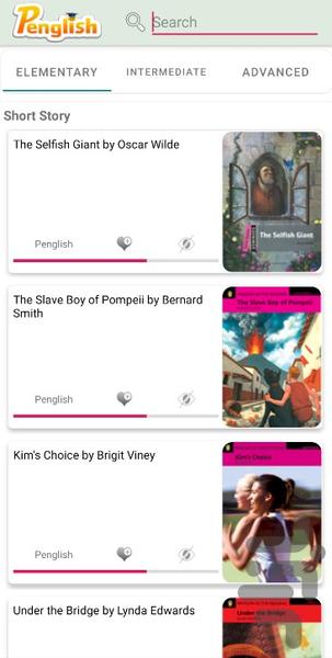 Penglish - Image screenshot of android app