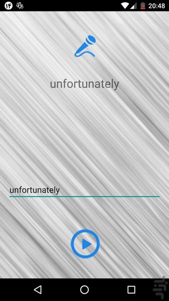 تلفظ - عکس برنامه موبایلی اندروید