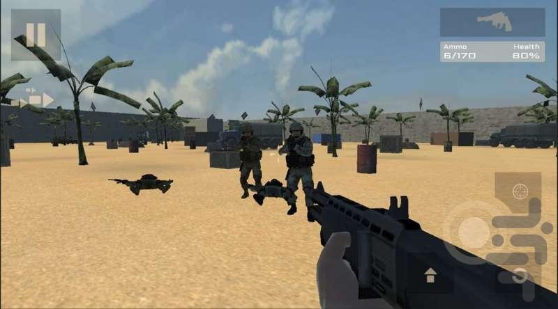 نبرد بیابان - عکس بازی موبایلی اندروید